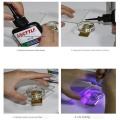 Fix UV Glue Acrylic metal glue UV Resin Hard Type Ultraviolet Solidify Resin Crafts Clear Adhesive for DIY Jewelry 10ml