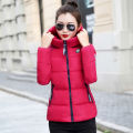 2020 New Winter Parkas Women Jacket Hooded Thick Warm Short Jacket Cotton Padded Parka Basic Coat Female Outerwear Plus Size 5XL