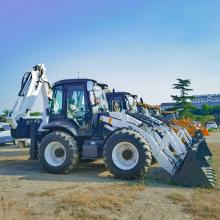 Tractor-chassis wheeled 4WD backhoe loader