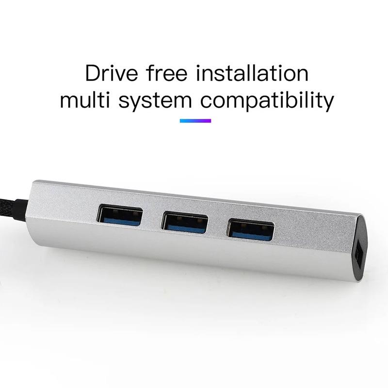 USB HUB 4 Port Multi Splitter Adapter Type C 3.1 OTG For iPhone Xiaomi Macbook Pro 13 15 Air Pro PC Computer Accessories