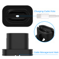 Portable Charging Dock Station Soft Silicone Desk Charging Base Anti-Fall Stand Holder For Earphone Case Charger Desktop Stand