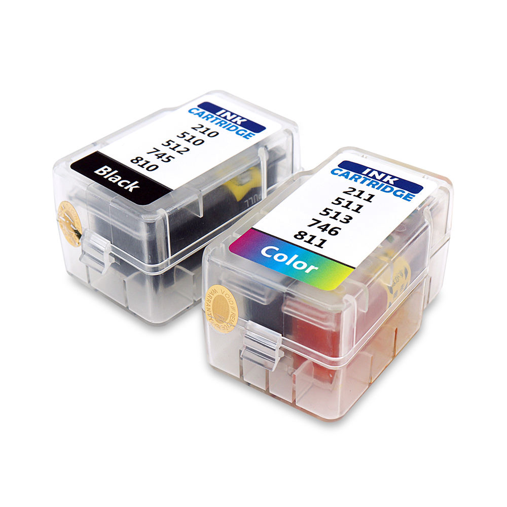 PGI 510 CLI 511 Refillable Ink Cartridge For Canon Smart 510 511 Refill kit For 810 811 210 211 512 513 545 546 Cartridge refill