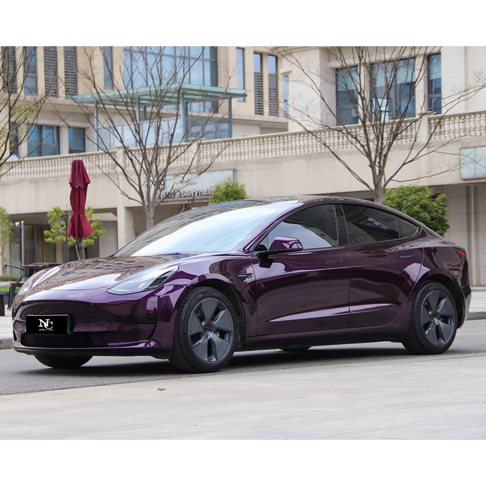 Liquid Metal Deep Purple Auto Wrap
