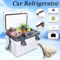 DC12-24V/AC220V Car Refrigerator Freeze heating 19L Fridge Compressor for Car Home Picnic Refrigeration heating -5~65 Degrees