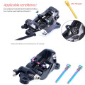 2pcs Brake Pad Clamps MTB Bike Bicycle M4x26.5 Titanium Retainer Pin With Circlip Bolt For Threaded Hydraulic Disc Brake Pad