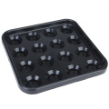 Funny Indoor Games Plastic Pool Billiard Ball Tray Holds 16 Balls - Black for Club Pub Family Games Supplies Snooker Accessory