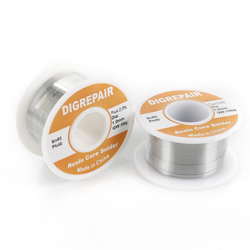 solder wire lead free fluxed 0.8mm - 3.2mm diameters Tin Lead Tin Wire Melt Rosin Core Solder Soldering Wire Roll No-clean