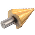 Titanium Coated Cone HSS Steel Step Drill Bit 5-35mm Cone Step Drill Power Metal Wood Working Drilling Hole Cutter Tools