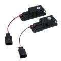 2Pcs 12V 5W LED Number License Plate Light Lamps for VW GOLF 4 6 Polo 9N for Passat Car License Plate Lights Exterior Access
