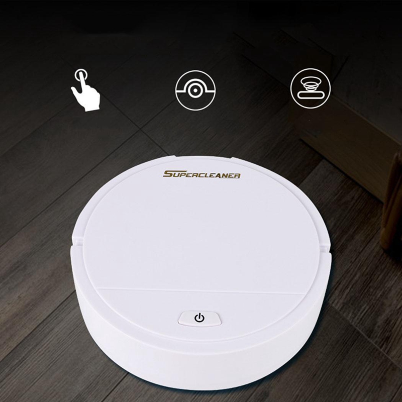 Robot Vacuum Cleaner Wet Cleaner Sweeper Dust Dry Robot and Floor Robot Smart Vacuum Automatic Smart Sweeper Battery Edition