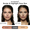 PHOER 5 Colors Brighten Skin Color Double Head Concealer Liquid Long Oil Control Liquid Foundation Skin Care Makeup TSLM2