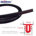 Doofoto Car Windshield Sealant Dashboard Soundproof Strip Rubber Noise Insulation Anti-Dust Car Panel Sealing Accessories