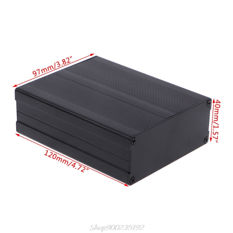 Aluminum Box Enclosure DIY Electronic Project Black Instrument Case 120x97x40mm S03 20 Dropship