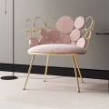 Nordic Living Room Chair Makeup Luxury Iron Clothing Store Sofa Beauty Shop Chair Ins Casual Bedroom Single Living Room Chairs