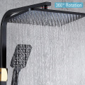 Smart Thermostatic Shower System Hot and Cold Mixer Bath Faucet Bathroom Wall Mount Bronze Shower Set Constant Temperature Taps