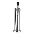 Chrome Plated Single Adjustable Faucet Draft Beer Tower Single Tap Draft Beer Kegerator Tower For Bar Homebrew