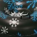 Durable 1 Person Thickened Bottom Inflatable Towable Snow Sled Tube with 2 Handles