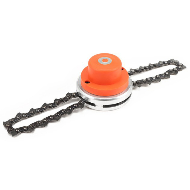 65Mn Metal Grass Trimmer Head Chain Lawn Mower Trimmer with Saw Chain Brushcutter for Garden Trimmer Grass Cutter Parts Tools