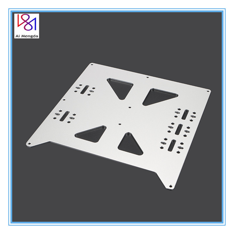 V2 Aluminum Y Carriage Anodized Plate Upgrade Hot Bed Support Plate For Wanhao Prusa I3 Reprap Diy 3d Printer Parts Accessories