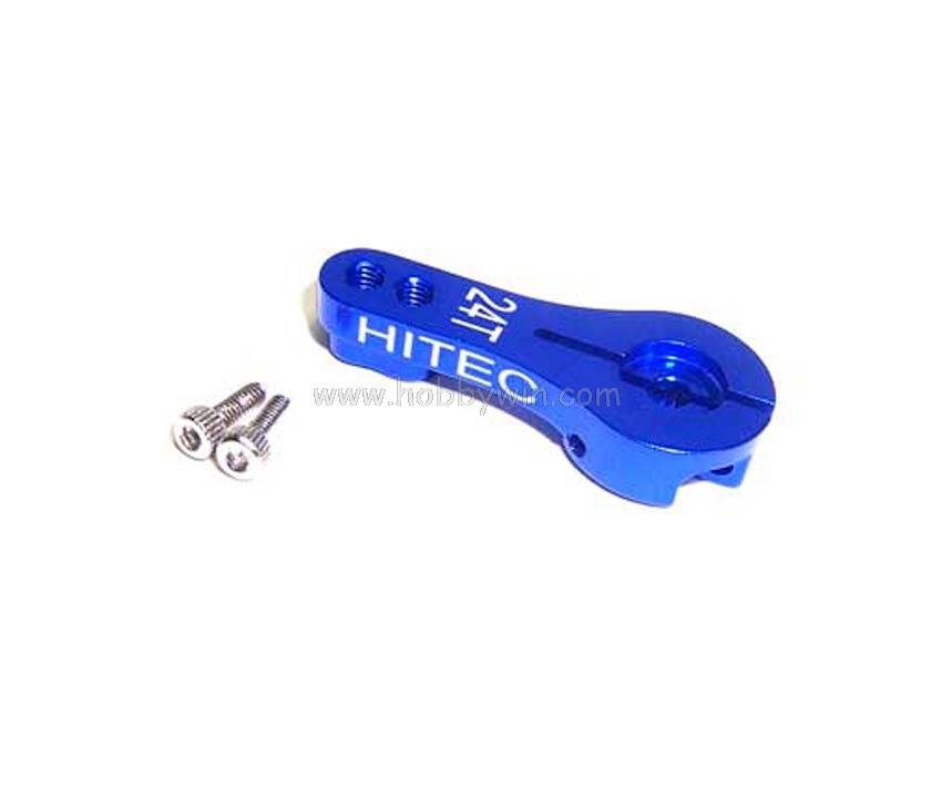 Aluminum 24T Heavy Duty Servo Arm for HITEC brand motor-servo Multi-color for option RC model vehicle parts