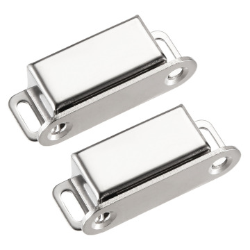 Uxcell 2Pcs Stainless Steel Door Cabinet Magnetic Catch Home Furniture Magnet Door Catch Closures 46mm 53mm New Arrival