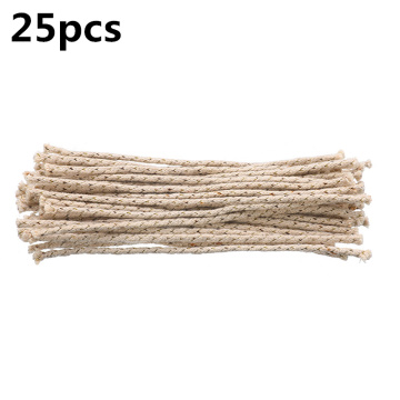 25pcs Replacement Copper Wire Cotton Core Wicks For Zippo Kerosene Oil Lighter Accessories Grind Wheel Lighter Smoking Gadget