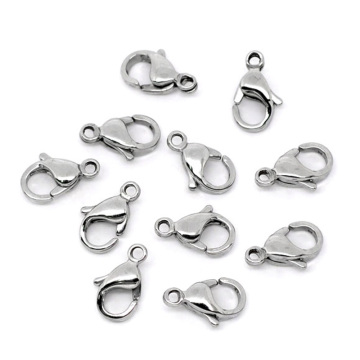 20Pcs Lobster Clasps Hooks Jewellery Marking End Clasps Connectors For Necklaces Bracelets DIY Jewelry Findings Accessories
