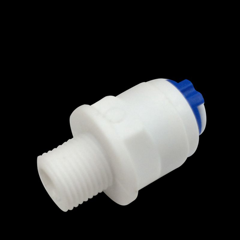 1/8" BSP Male Thread 1/4" OD Tube PE Pipe Fitting Hose Straight Quick Connector Aquarium RO Water Filter Reverse Osmosis System