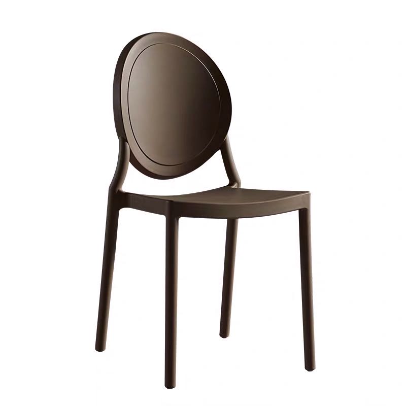Nordic Casual Dining Chairs for The Kitchen Chair Bedroom Dressing Stool Simple Modern Adult Thickened Restaurant Plastic Chair