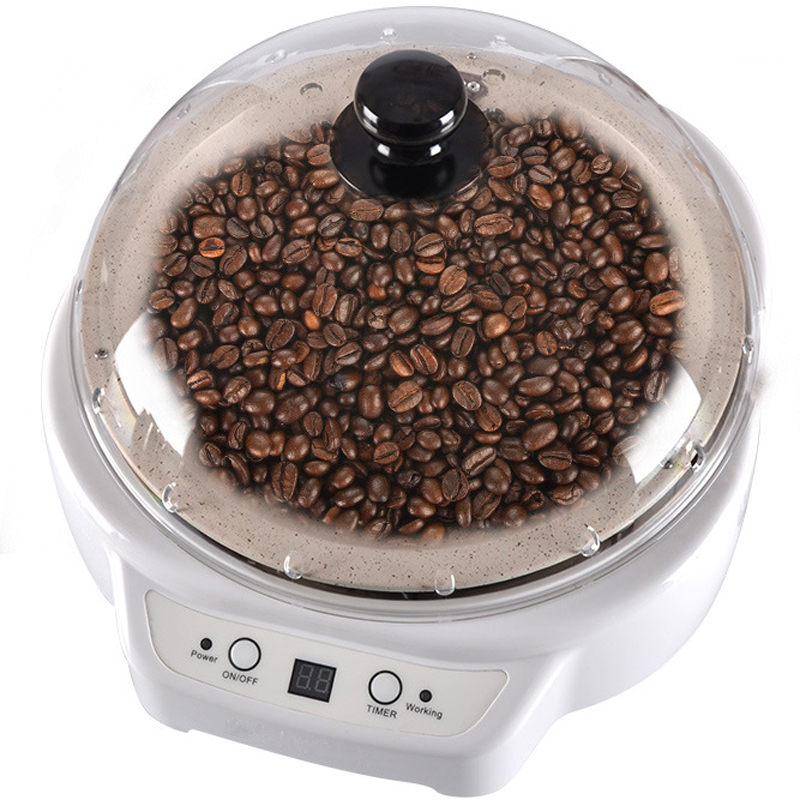 500W 25cm Smart Timing Coffee Roaster Machine Light Dark Taste Beans Grinder Cafetera Maker Espresso Cafeteira Kahve Makineleri