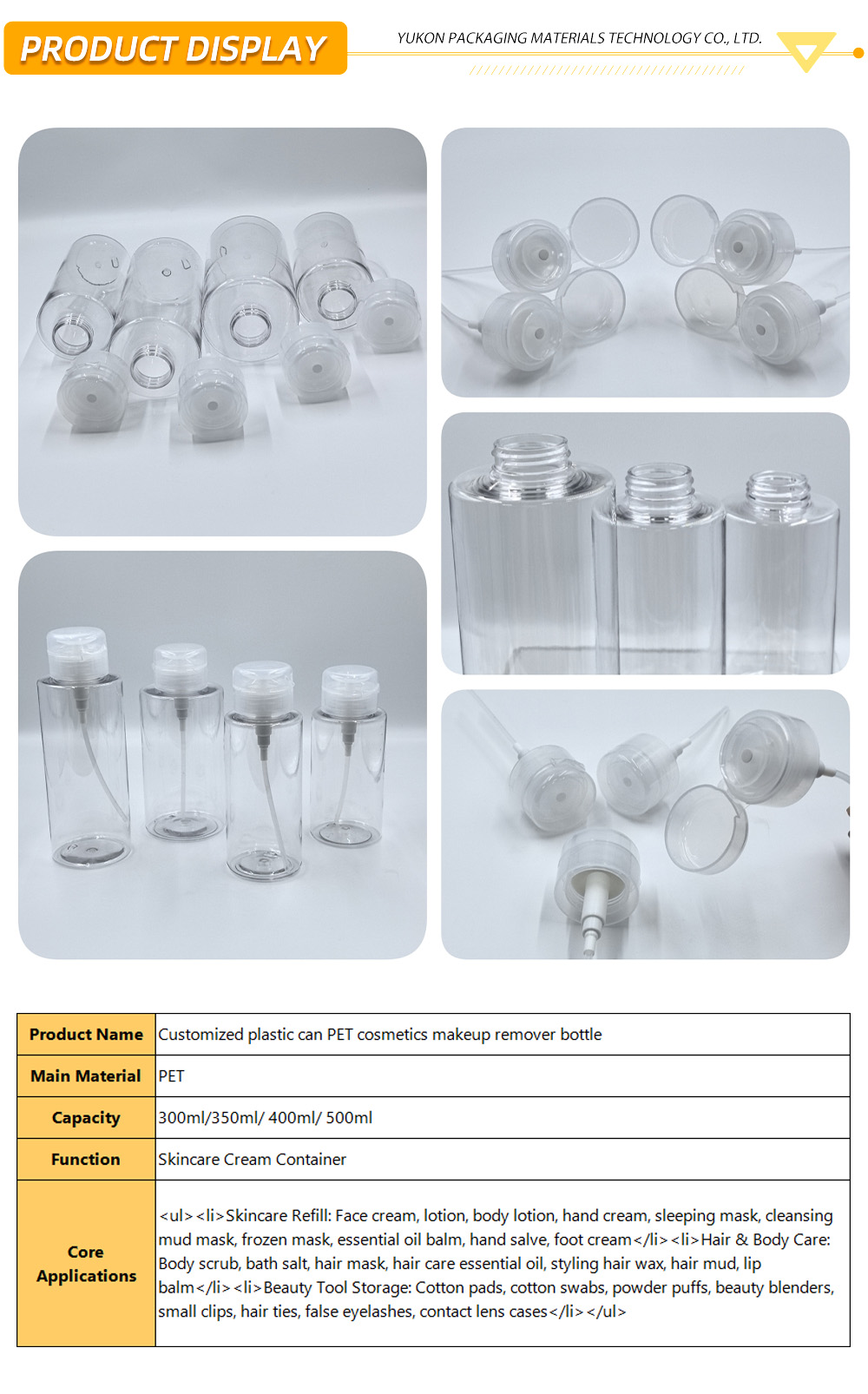 Plastic toner bottle 1-46-X