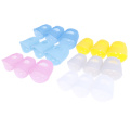 3size Anti-pain Silicone Finger Sleeve Knitting Tool Multicolor Silicone Thimble Tip Hollow Breathable Sewing Needle Accessories