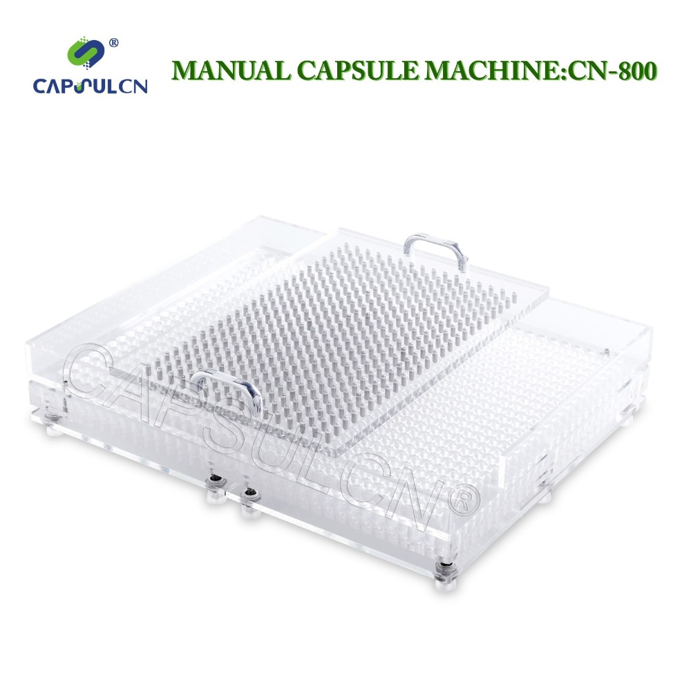 CN-800CL Best quality and efficiency Manual capsule filler Capsule filling machine 800 holes Size 000-4 Various size