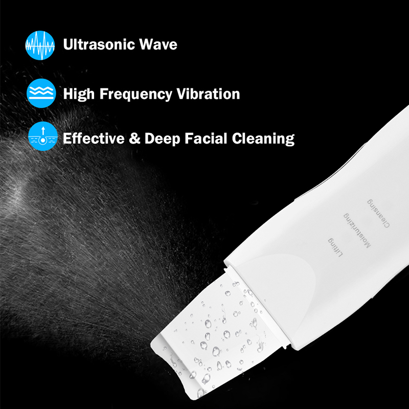 Facial Cleaner Spatula Skin Scrubber Face Lifting Massager Acne Blackhead Removal Cleaning Tool Face Skin Care