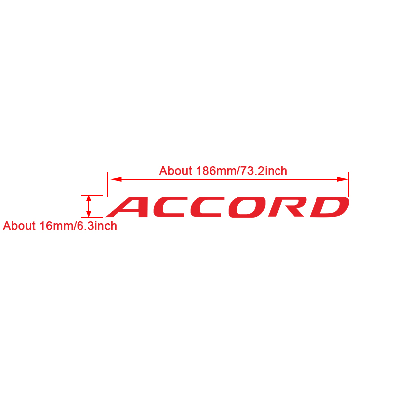 Car Stickers for Honda ACCORD Car Windows Door Decal Sticker Car Styling Decoration Auto Accessories
