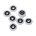 2020 New 8 Pcs Shower Door Runner Rollers Wheels Pulleys Replacement Parts 23mm Diameter