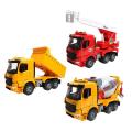 Large Fire/Tow/Dump Trucks Toys Music Light Friction Car Engineering Vehicles Construction Models Educational Toys Boys Gifts