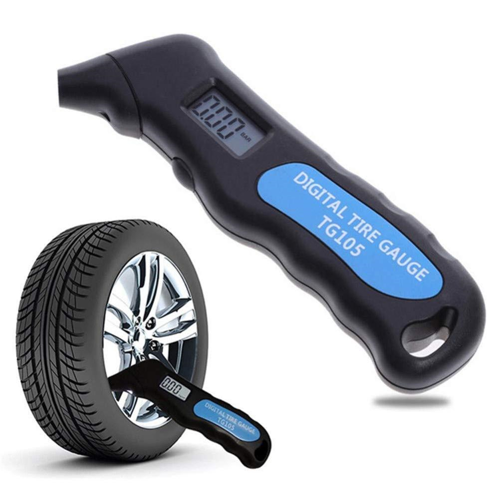 Digital Tyre Air Pressure Gauge Meter LCD Electronic Car Tire Manometer Barometers Tester Tool For Car Motorcycle Security Alarm