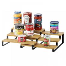 3 Tier Step Shelf Organizer for Cabinet Countertop