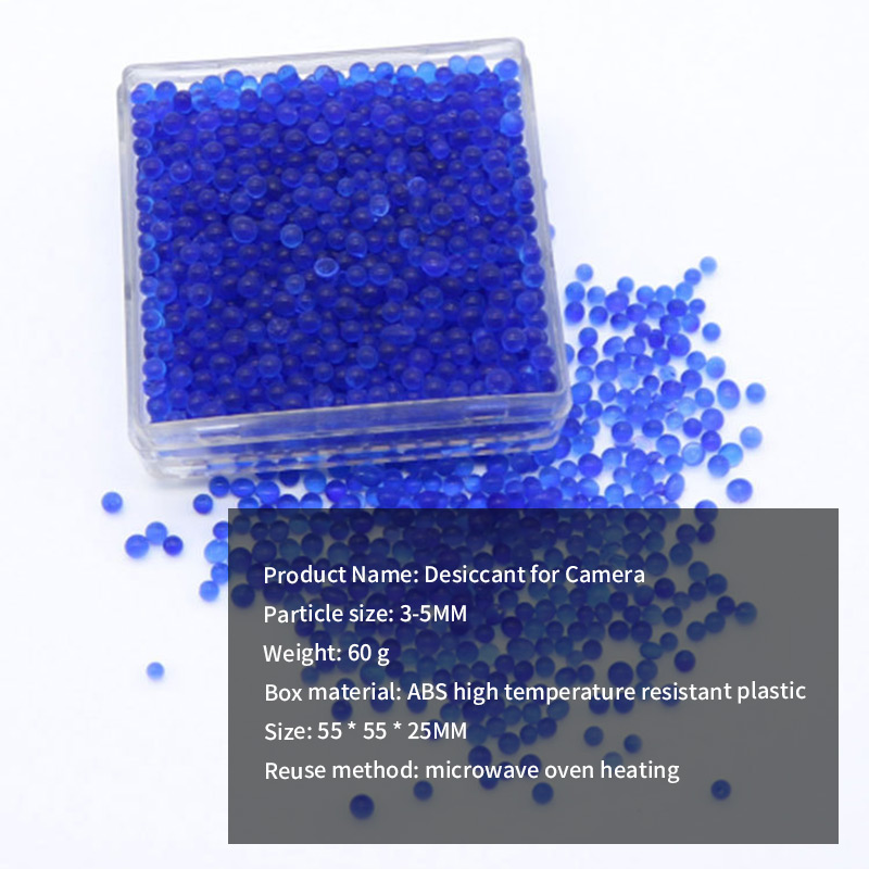 Home Type 1Pcs Reusable Moisture Absorb Beads Desiccant Moisture Proof Box Multifunction Dehumidifier Silica Gel Package