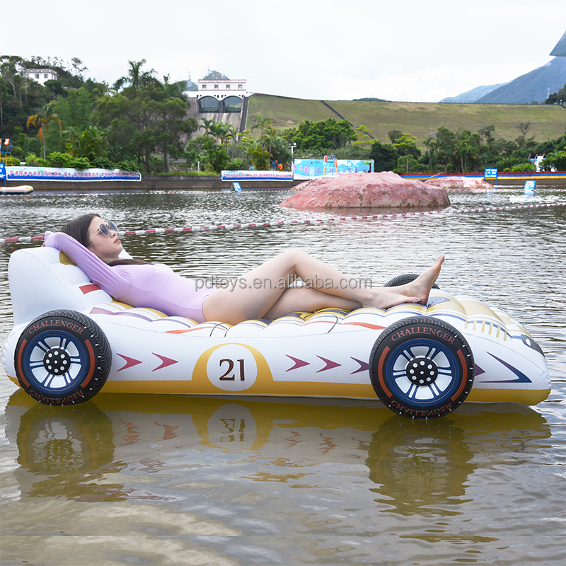 P&D Plastic Adult Luxury Sports Car Pool Float_02