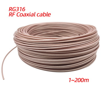 [MINCO HEAT] High frequency RG316 Coaxial cable shielded RF signal connecting wire diameter 2.5MM