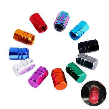 4 Pcs New Wheel Caps Theft Proof Aluminum Car Wheel Tires Valves Tyre Stem Air Valve Caps Airtight Cove Levert Center Hub Cap