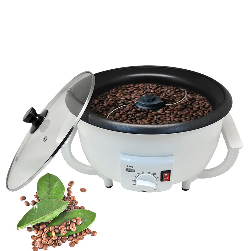 Electric Coffee Roaster Machine Coffee Beans Home Roasting Non-stick Coating Baking Tools Household Grain Drying