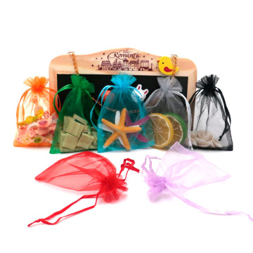 10pcs 15x20 17x23cm 20x30 30x40cm Big Organza Bags for Wedding Drawstring Christmas Gift Bag Boutique Gift Packaging Bag Pouches
