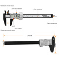 Precision 6 Inch150mm Plastic LCD Digital Vernier Caliper Measuring Tool