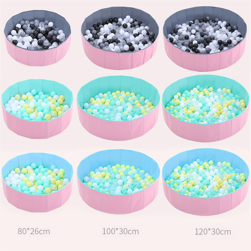 Infant Ocean Ball Pool Pit Foldable Shining Ball Dry Pool Wave Game Kids Outdoor Door Swim Pit Washable Folding Fence Kids Room