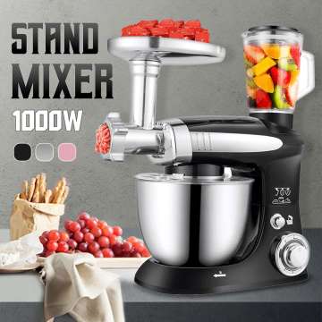 Multifunctional Stand Mixer 6 Speed Electric Blender Mixer 1000W Meat Grinder Food Processor Egg Beater Kitchen Cooking Tools