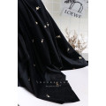 Black gold velvet fabric embroidery Korean velvet suit dress cheongsam suspenders clothing fabric tablecloth background cloth