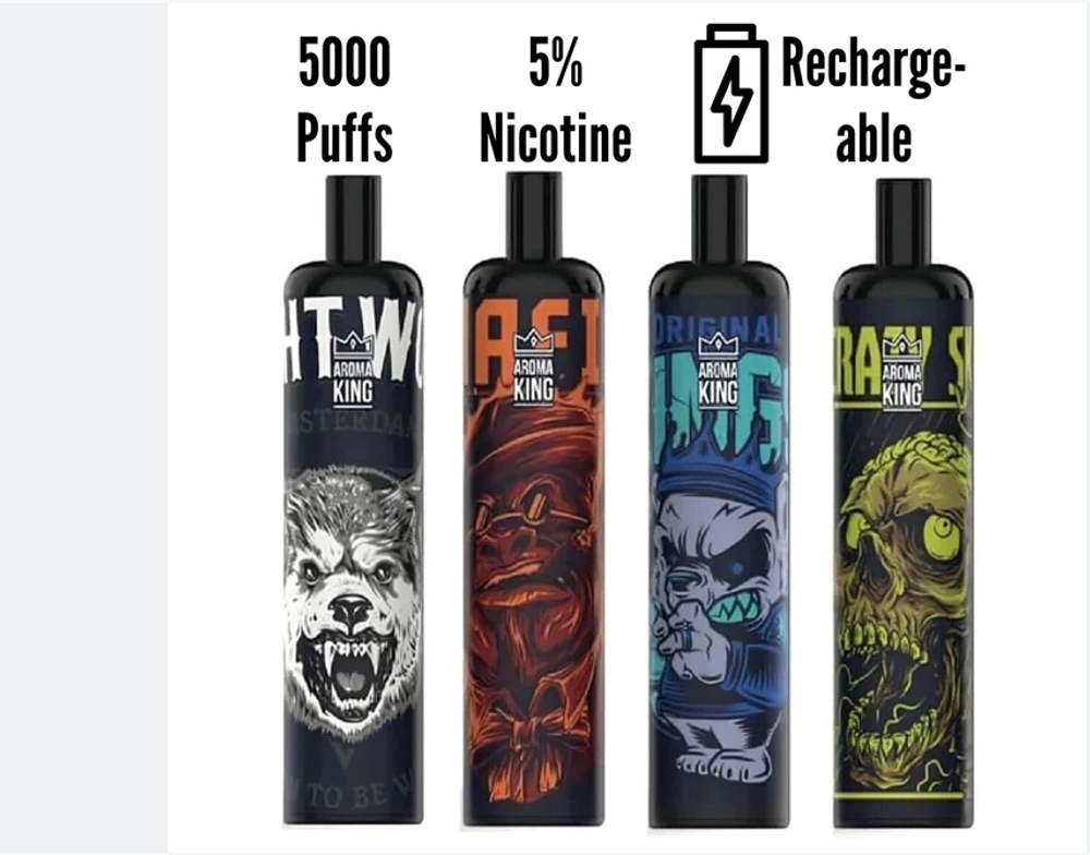 Wholesales Aroma King 5000 Puff Disposable Vape Png